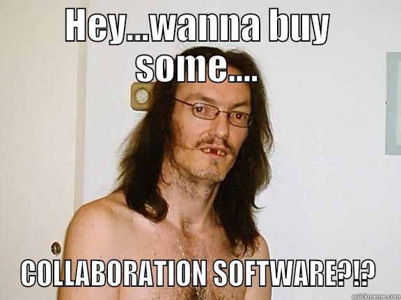 HEY...WANNA BUY SOME.... COLLABORATION SOFTWARE?!? Misc