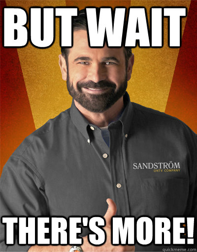 But wait There's more! - But wait There's more!  billy mays to rush sigma nu