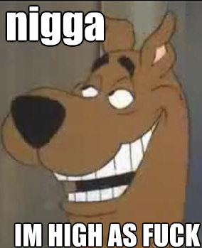 nigga IM HIGH AS FUCK - nigga IM HIGH AS FUCK  scooby doo you mad bro