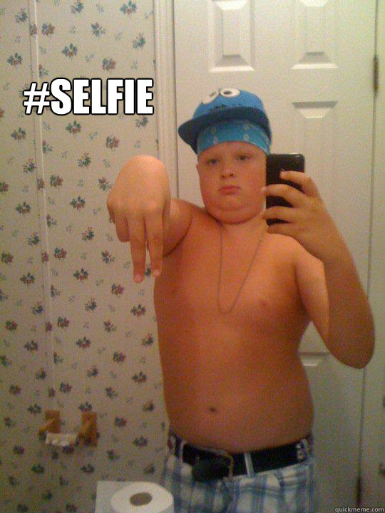  #selfie  Wannabe Gangster Kid