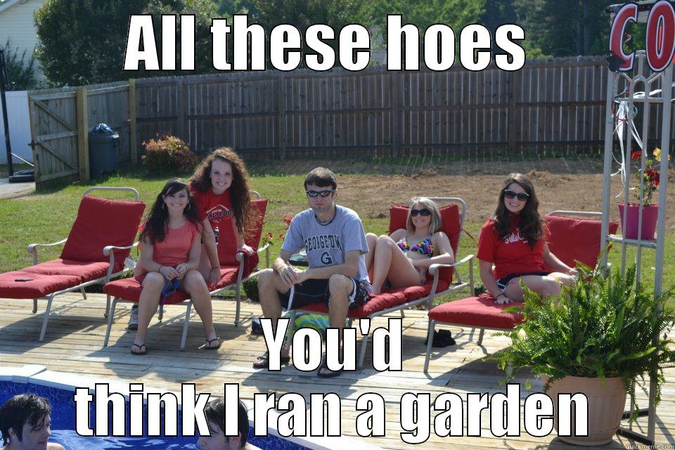 ALL THESE HOES  YOU'D THINK I RAN A GARDEN Misc
