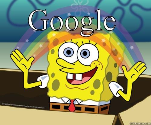 GOOGLE  Spongebob rainbow