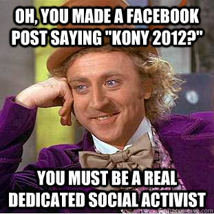 Oh, you made a Facebook post saying 