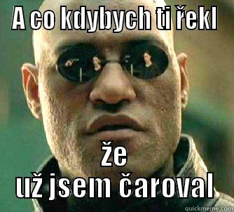 A CO KDYBYCH TI ŘEKL ŽE UŽ JSEM ČAROVAL Matrix Morpheus