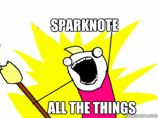 Sparknote All the things  All The Things