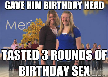 Gave him birthday head Tasted 3 rounds of birthday sex - Gave him birthday head Tasted 3 rounds of birthday sex  1st Wife Problems