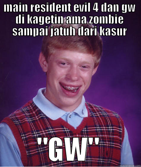 MAIN RESIDENT EVIL 4 DAN GW DI KAGETIN AMA ZOMBIE SAMPAI JATUH DARI KASUR 