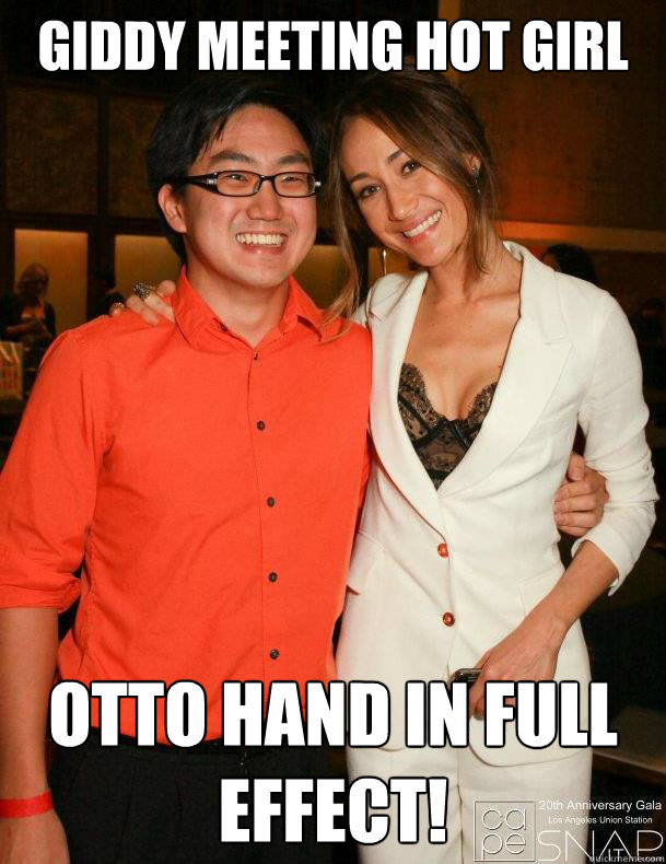 Giddy Meeting Hot Girl otto HAND IN FULL EFFECT!  