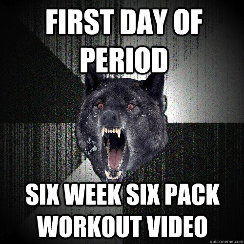 first day of period six week six pack workout video - first day of period six week six pack workout video  Insanity Wolf