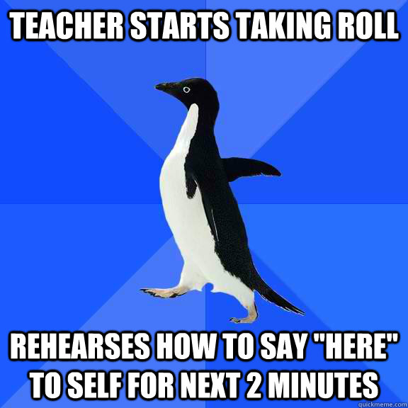 teacher starts taking roll rehearses how to say 