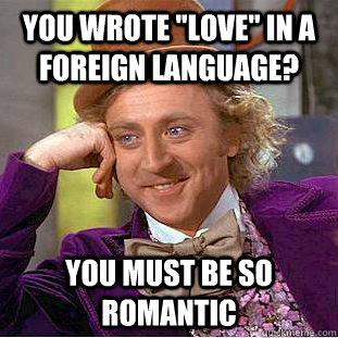 You wrote 