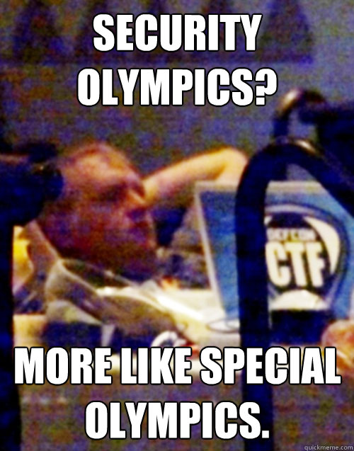 security olympics? more like special olympics.  Ddtek-1