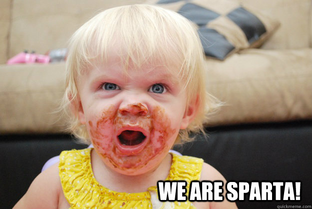 WE ARE SPARTA!  Sparta Baby