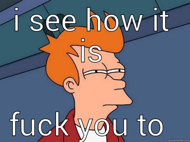 I SEE HOW IT IS FUCK YOU TO  Futurama Fry