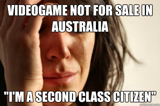 videogame not for sale in australia 