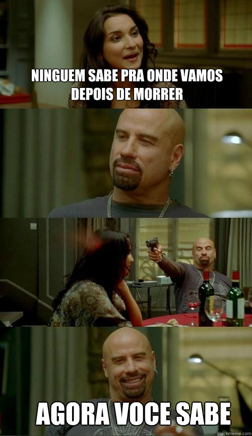 Ninguem sabe pra onde vamos depois de morrer Agora voce sabe   Skinhead John