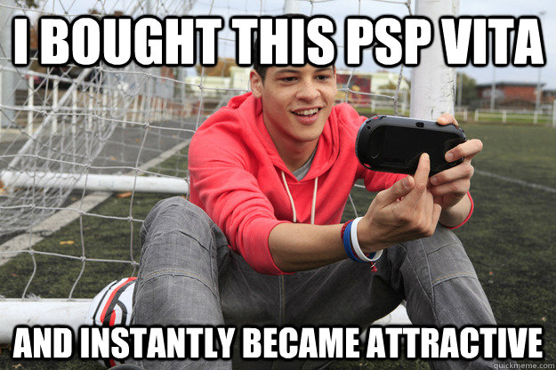 I bought this PSP VITA and instantly became attractive  