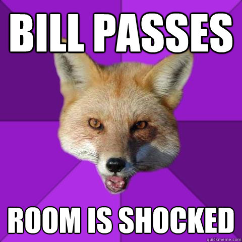 Bill Passes Room is shocked   Forensics Fox
