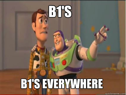 B1's b1's everywhere - B1's b1's everywhere  woody and buzz