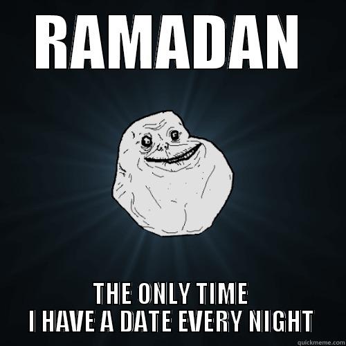 RAMADAN THE ONLY TIME I HAVE A DATE EVERY NIGHT Forever Alone