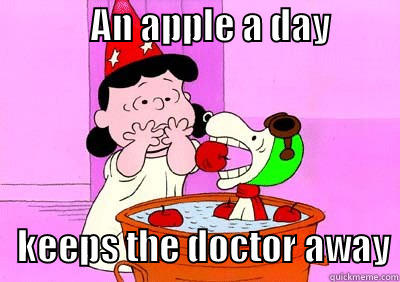              AN APPLE A DAY              KEEPS THE DOCTOR AWAY Misc