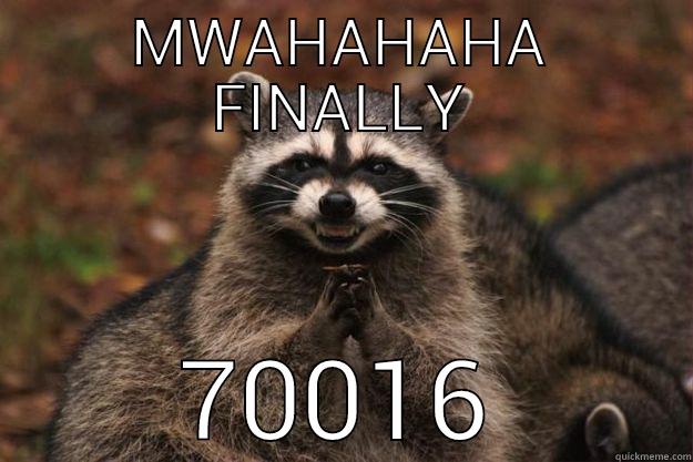 MWAHAHAHA FINALLY 70016 Evil Plotting Raccoon