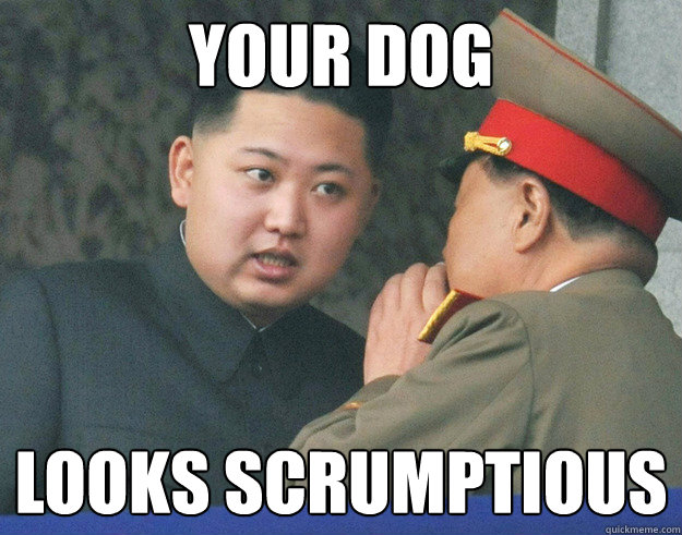 Your dog Looks scrumptious - Your dog Looks scrumptious  Hungry Kim Jong Un