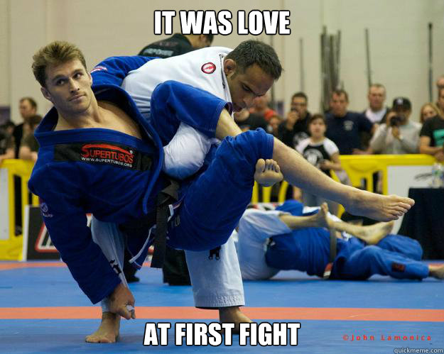 It was love at first fight - It was love at first fight  Misc