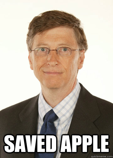  Saved Apple -  Saved Apple  Good Guy Bill Gates