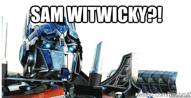 sam witwicky?! - sam witwicky?!  Optimus