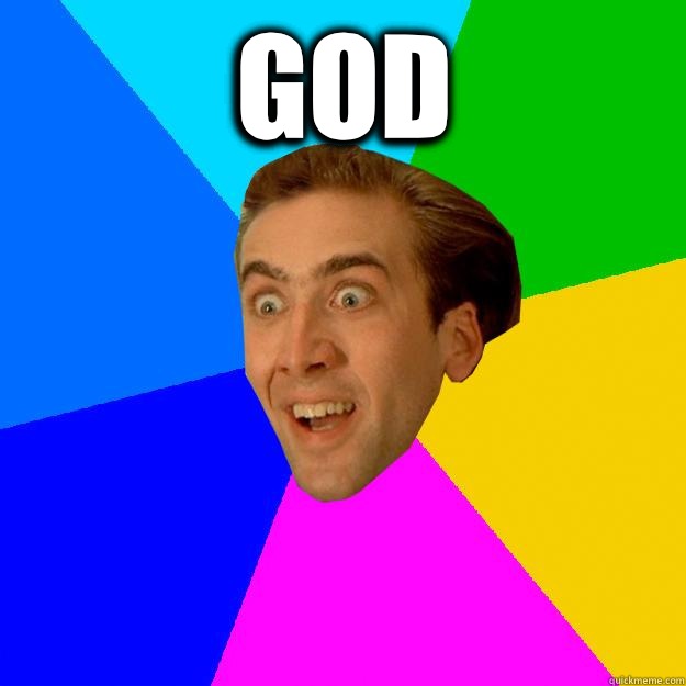 God  - God   Nicolas Cage