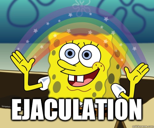  ejaculation  Spongebob rainbow