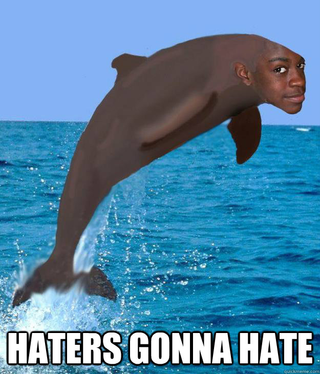 Top caption Haters Gonna Hate  