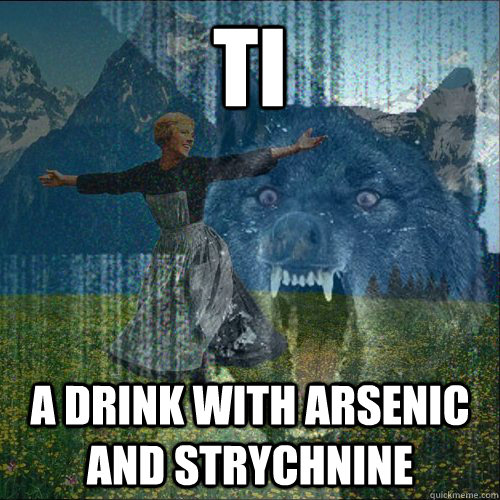 ti a drink with arsenic and strychnine - ti a drink with arsenic and strychnine  Misc