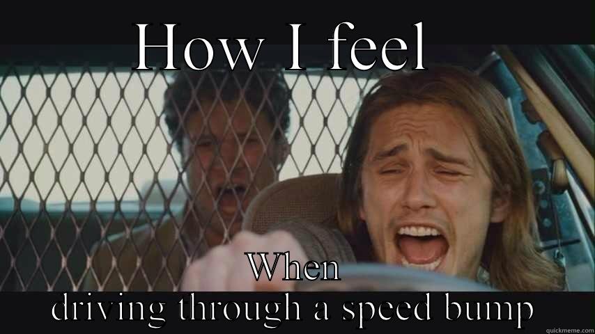 HOW I FEEL  WHEN DRIVING THROUGH A SPEED BUMP Misc