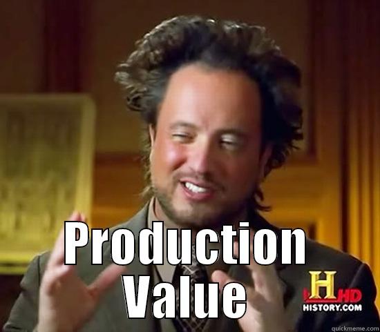  PRODUCTION VALUE Ancient Aliens