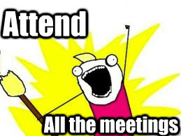 Attend All the meetings - Attend All the meetings  attend all the meetings