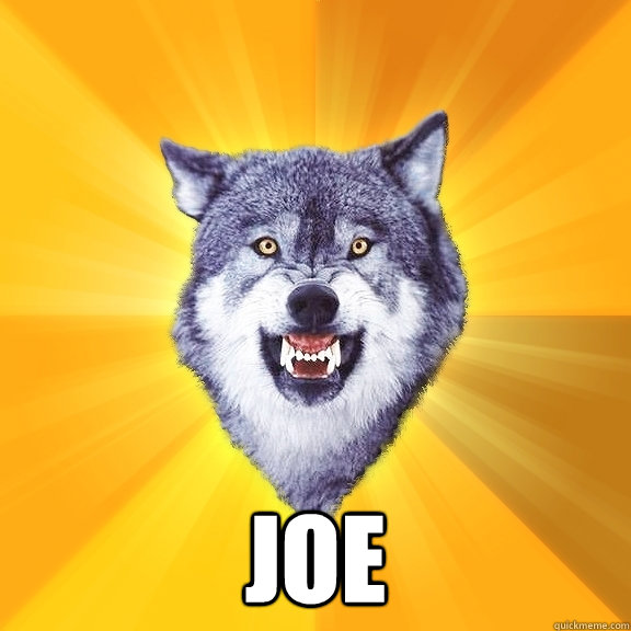  Joe  Courage Wolf