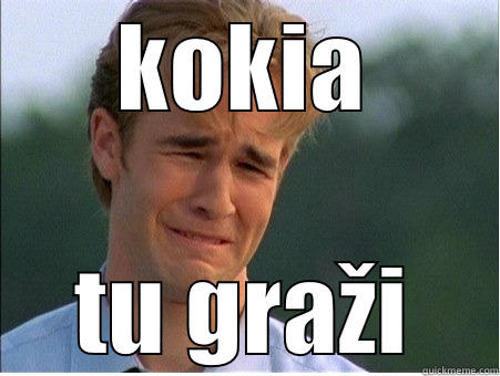 KOKIA TU GRAŽI 1990s Problems