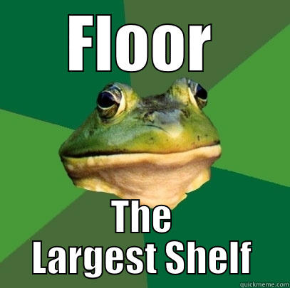 FLOOR THE LARGEST SHELF Foul Bachelor Frog