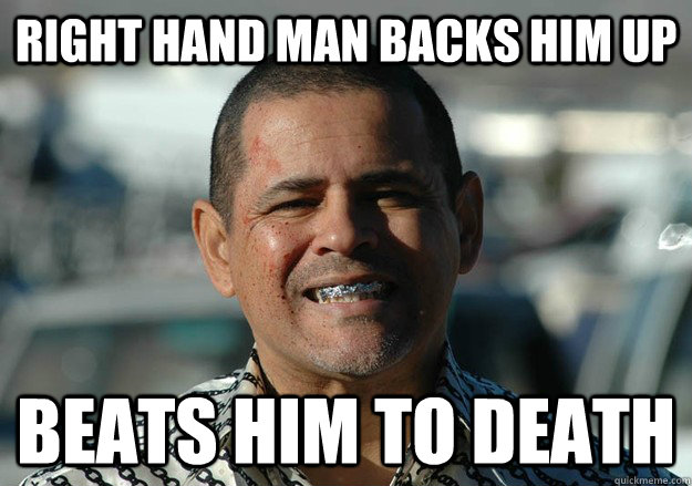 RIGHT HAND MAN BACKS HIM UP BEATS HIM TO DEATH   Tuco - Breaking Bad