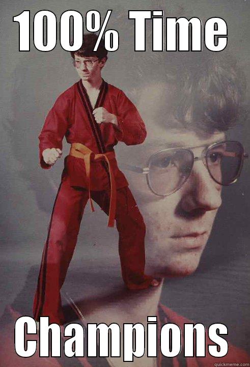 100% TIME CHAMPIONS Karate Kyle