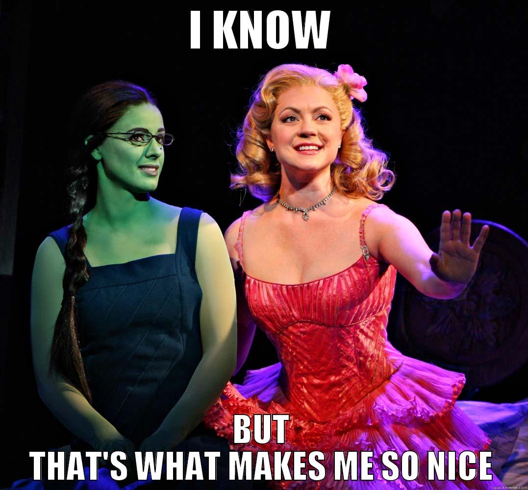 I KNOW BUT THAT'S WHAT MAKES ME SO NICE Misc