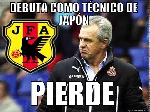 DEBUTA COMO TÉCNICO DE JAPÓN PIERDE Misc