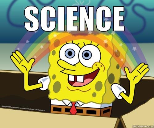 SCIENCE  Spongebob rainbow