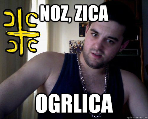 Noz, zica ogrlica - Noz, zica ogrlica  good serb guy
