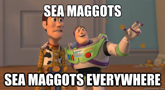 SEA MAGGOTS SEA MAGGOTS EVERYWHERE  Toy Story Everywhere