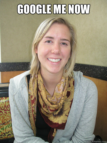 google me now   ALYSSA BEREZNAK