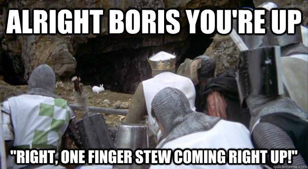 Alright Boris you're up 