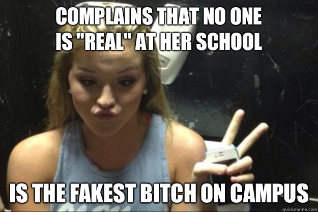 Complains that no one
Is 